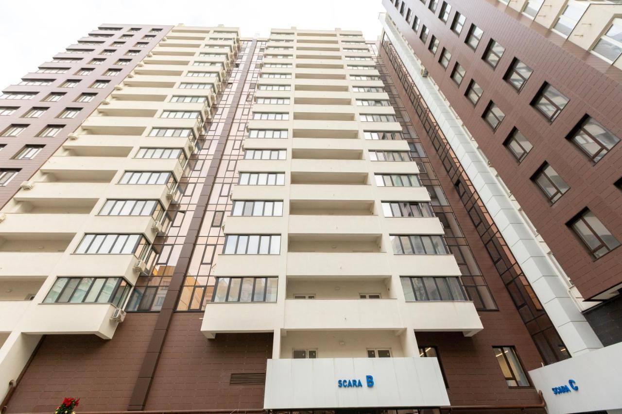 Main Street Sky House Apartments 基希讷乌 外观 照片